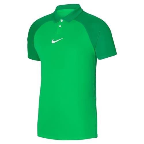 Image of NIKE DH9228-329 M NK DF ACDPR SS Polo K Polo Shirt Men's Green Spark/Lucky Green/White Size L