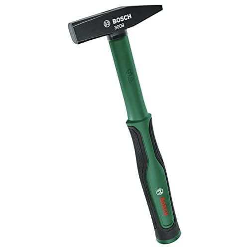 Image of Bosch Engineer’s Hammer 300g (Comfortable Handle with Softgrip; Fibreglass Core; Robust High-Carbon Steel; Smooth Striking Power; Low Vibration)