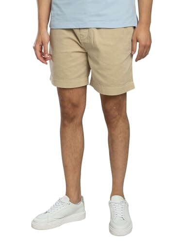 Image of GANT Mens Sunfaded Drawstring Shorts (UK, Alpha, S, Regular, Regular, Oat Beige)