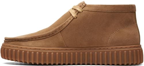 Image of Clarks Torhill Hi Mens Dark Sand Suede, 8
