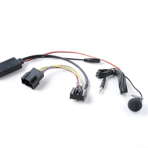 Image of SMZhomeone Bluetooth-5.0 Audio Receiver Adapter For Saab 9-3 9-5, Wireless Music Transmitter Direct Replacement For Car Stereo, ABS Black 5-12V, 1-Pack