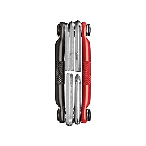 Image of Crankbrothers Multi-5 Bicycle Multi-Tool, Black/Red