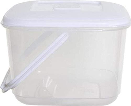 Image of 2XPlastic Food Storage Canister with Handle 6.0L