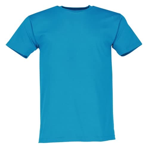 Image of Fruit of the Loom Mens Screen Stars Original Full Cut Short Sleeve T-Shirt (L) (Azure Blue)