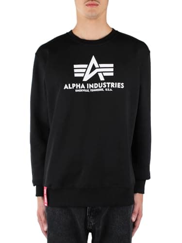 Image of Alpha Industries Basic Sweater Sweatshirt for Men Black