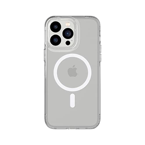 Image of tech21 iPhone 14 Pro Evo Clear Compatible with MagSafe – Scratch-Resistant, Shock-Absorbing Clear Phone Case with 12ft Multi-Drop Protection
