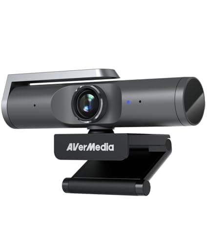 Image of AVerMedia PW515 4K Ultra HD Business Webcam with AI Auto-Framing for Streaming, Video Calls, Sony Sensor, works with CamEngine, Teams, Zoom, OBS, for PC/Mac