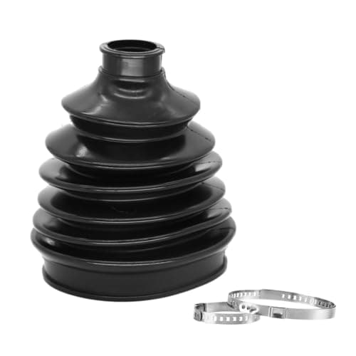 Image of Nicear Universal Cv Boot Kit With Small And Large Clamps Black Drive Shaft Cv Boot Tool Stretch Drive Shaft Bellows Set For Most Cars Bellow Shaft Replacement Rubber
