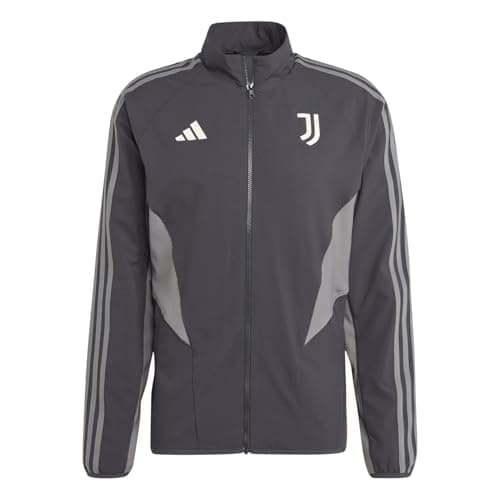 Image of adidas Mens Juventus Anthem Jacket Adults Carbon/Grey Fiv XS