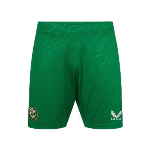 Image of Castore Mens Ire 3rd Domestic Replica Shorts Green M
