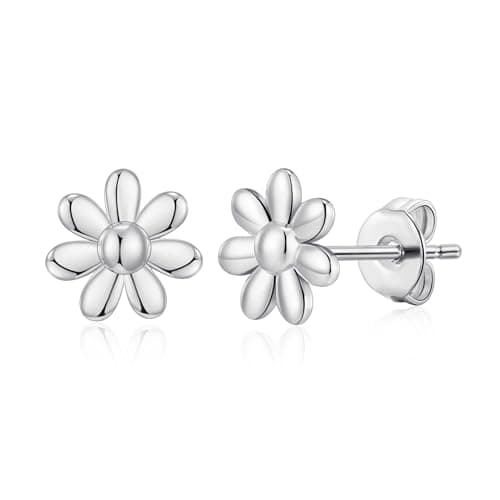 Image of Philip Jones Silver Plated Daisy Earrings