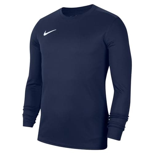 Image of NIKE BV6740-410 Dri-FIT Park VII Sweatshirt Unisex Boys MIDNIGHT NAVY/WHITE Size S