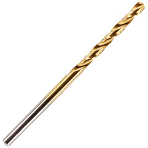 Image of 2.5mm HSS M2 Fully Ground Jobber Drill Bit Tin Titanium Nitride Coated DIN338 Standard (2.5mm x 57mm)