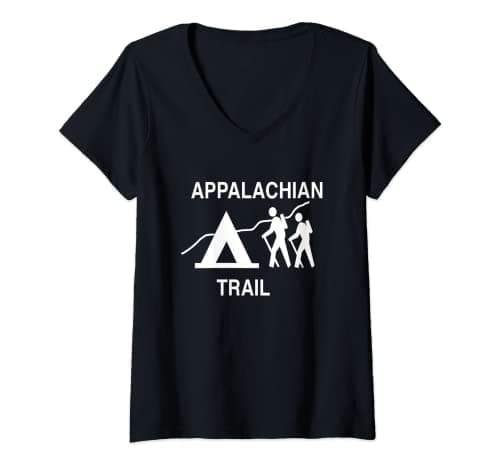 Image of Womens Rustic-Primitive-Trail-Classic V-Neck T-Shirt