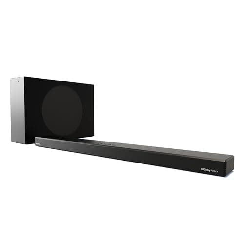 Image of AZATOM Dolby Atmos Soundbar 2.1.2 with Wireless Subwoofer | 240W High-Resolution Surround Sound | HDMI eARC, ARC, Optical, Bluetooth | Home Theatre Audio System for 4K TVs & Movies Pulsar PR500