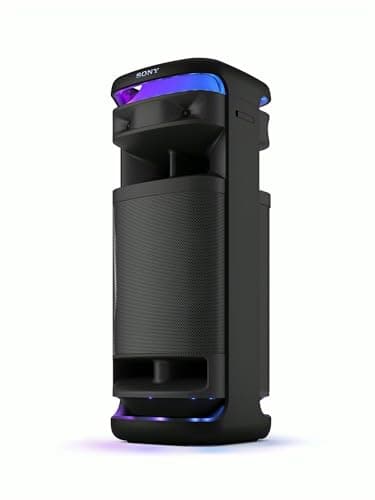 Image of Sony ULT TOWER 10 - Ultimate Bluetooth Party Speaker with ULT POWER SOUND, Ultimate Deep BASS, X-Balanced Speakers, 360 LED Lighting, Party Features, Wireless Mic, Portable, Castor Wheels - Black