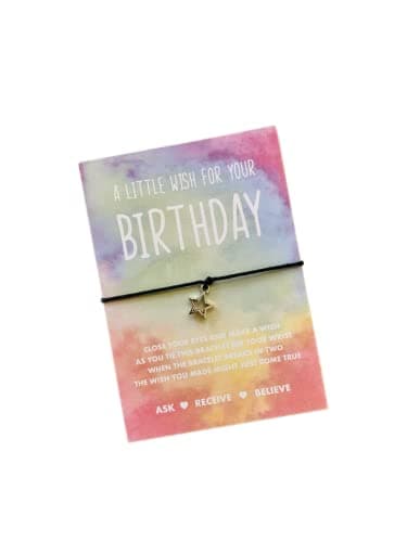 Image of Birthday wish string bracelet | Birthday gift | Happy Birthday wish bracelet | Gift for Bday
