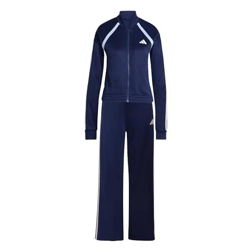 Image of adidas Women's TEAMSPORT TRACKSUIT, dark blue/off white, L