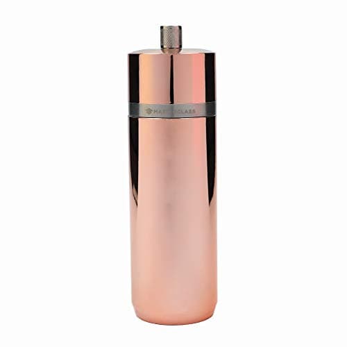 Image of MasterClass Pepper or Salt Grinder, Plastic, Copper Effect, 17 cm, Silver Gray