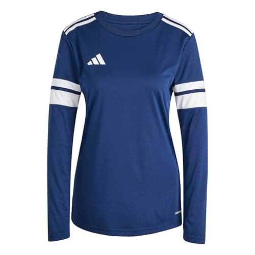 Image of adidas Women's SQUADRA25 Jersey Long Sleeve, Team Navy Blue 2/White, M