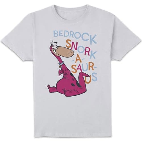 Image of The Flintstones Bedrock Snork-A-Saur-Us Men's T-Shirt - White XL