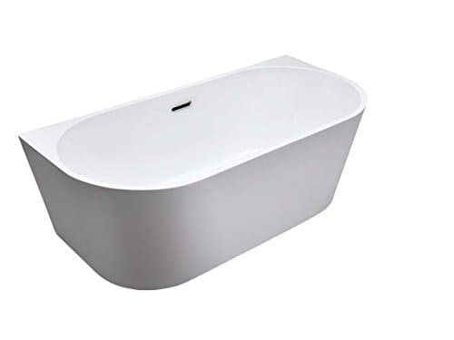 Image of Elle Freestanding Bath | Double Skinned Acrylic Bathtub | Back to Wall Design | Double Ended | 1700 x 800