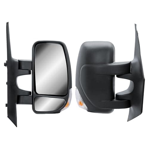 Image of Driver Right Side Wing Mirror O/S Electric and Heated with Signal Light and Temperature Sensor for Renault Master III 2010 to 2024 Vauxhall Movano B 2010 to 2022