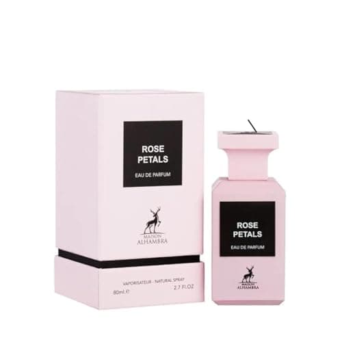 Image of Rose Petals 80ml Eau De Parfum Fragrance for Men and Women by Maison Alhambra