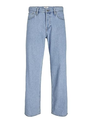 Image of JACK & JONES Men's Trousers, Blue Denim, 34 W/32 L