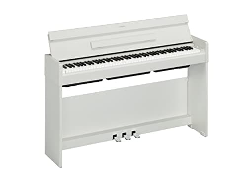 Image of Yamaha ARIUS YDP-S35 Digital Piano - Modern and Stylish Home Piano for Hobbyists, Authentic Acoustic Piano Playability, in White