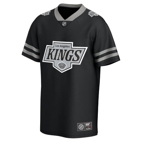 Image of Fanatics Los Angeles Kings NHL Poly Mesh Supporters Jersey - S Black