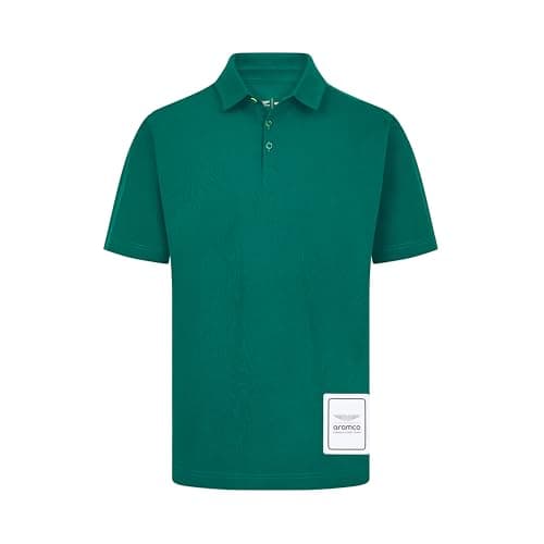 Image of Aston Martin F1 Men's Logo Polo - Green - Size: XX-Large