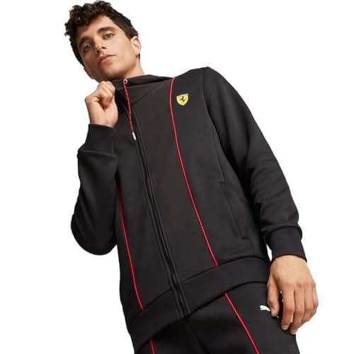 Image of PUMA Men's Scuderia Ferrari Race HDD Training Jacket Black, black