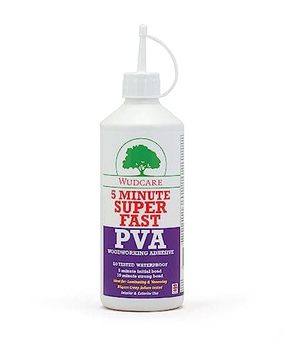 Image of Wudcare 5 Minute Super Fast PVA Woodworking Adhesive 1L