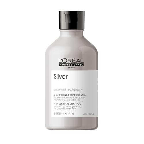Image of L’Oréal Professionnel Shampoo, For Grey, White or Light Blonde Hair, Serie Expert Silver, 300 ml