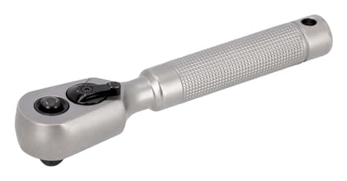 Image of Bahco 6950MHS 1/4" Drive Reversible Stubby Pear Head Metal Ratchet