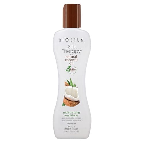 Image of Silk Therapy with Coconut Oil Moisturizing Conditioner by Biosilk for Unisex - 5.64 oz Conditioner