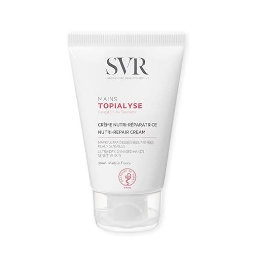 Image of SVR TOPIALYSE Nourishing Hand Cream for Ultra-Dry, Chapped, Sensitive Hard-working Hands, Handbag Size - 50ml