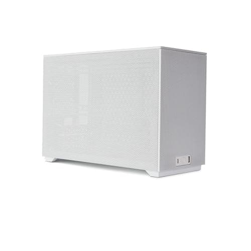 Image of SSUPD Meshroom D Mini-ITX SFF PC Case 15L Full-Mesh Panel Tool-Free Access Supports RTX 5090 GPUs White