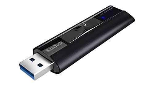 Image of SanDisk Extreme Pro USB 3.2 Solid State Flash Drive 256GB (420MB/s Read Speed, 380MB/s Write, Password Protection, Rugged Body, Rescuepro Deluxe Software)