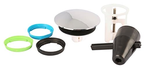 Image of Croydex Easy to Fit Pop Up Basin Plug to Push Click Plug Converta - Chrome