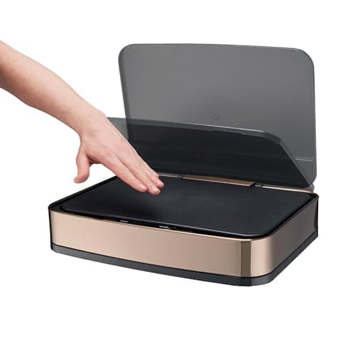 Image of Cooks Professional Replacement Sensor Lid for 75L Recycling Bin | LID ONLY | Battery Powered | Black/Copper