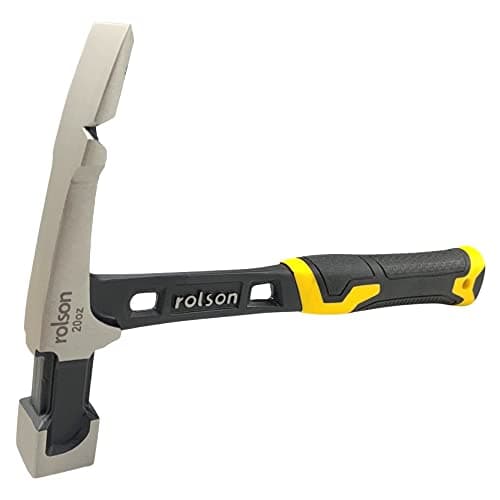 Image of Rolson 10435 Solid Forged Brick Hammer 20 oz (560g)