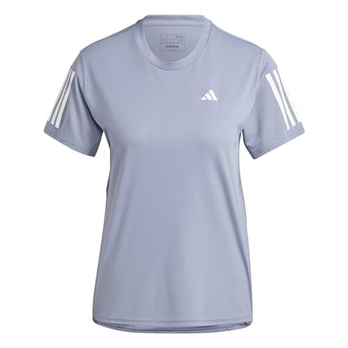 Image of adidas For Women OWN THE RUN TEE Purple Running TShirts L