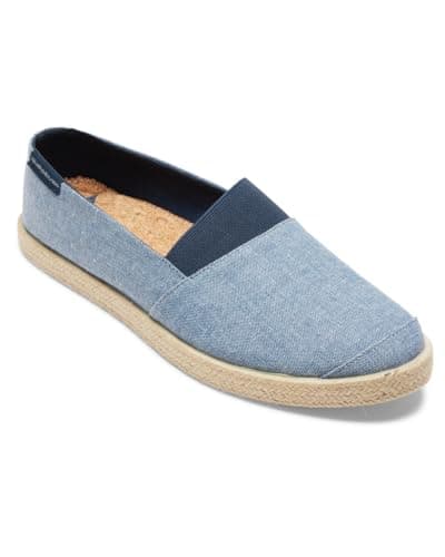 Image of Quiksilver Men's ESPADRILLED Shoe, Blue/White/Blue, 46