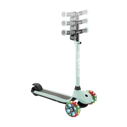 Image of Globber E Motion 4 Plus - 3 Wheel Electric kids Scooter - from 6 Years Plus - Dual Braking System - 2 Year Warranty (Mint)