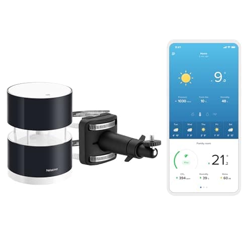 Image of Netatmo Pack Wind Gauge for Weather Station + Wall Mount