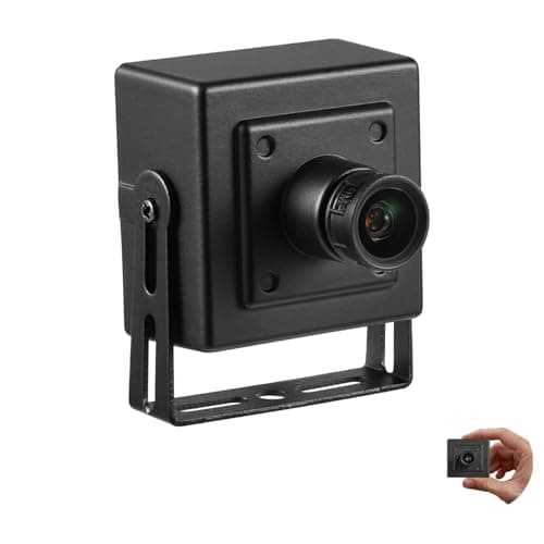 Image of REVODATA HD 5MP POE Starlight IP Camera Mini,4mm Lens Small Full Color Night Indoor Security Camera,P2P CCTV Video IP POE H.265 Motion Detection (I706-P-FC-HS Black)