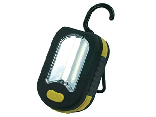 Image of Lighthouse Torches L/H200LAMP 3 Function LED Lamp With Magnet and Hook - 200Lm - 3xAAA Batteries Included, Black Or Yellow, 95 x 65 x 35mm