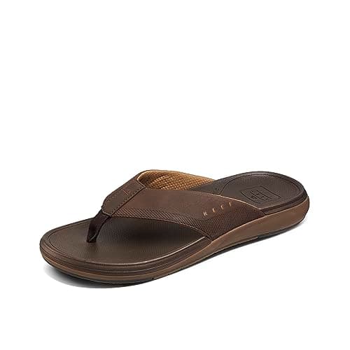 Image of Reef MENS SANDALS, CUSHION NORTE, DARK BROWN, 12 UK